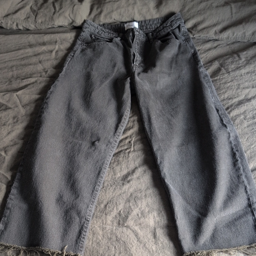 Frame olive green Wide Leg Jean